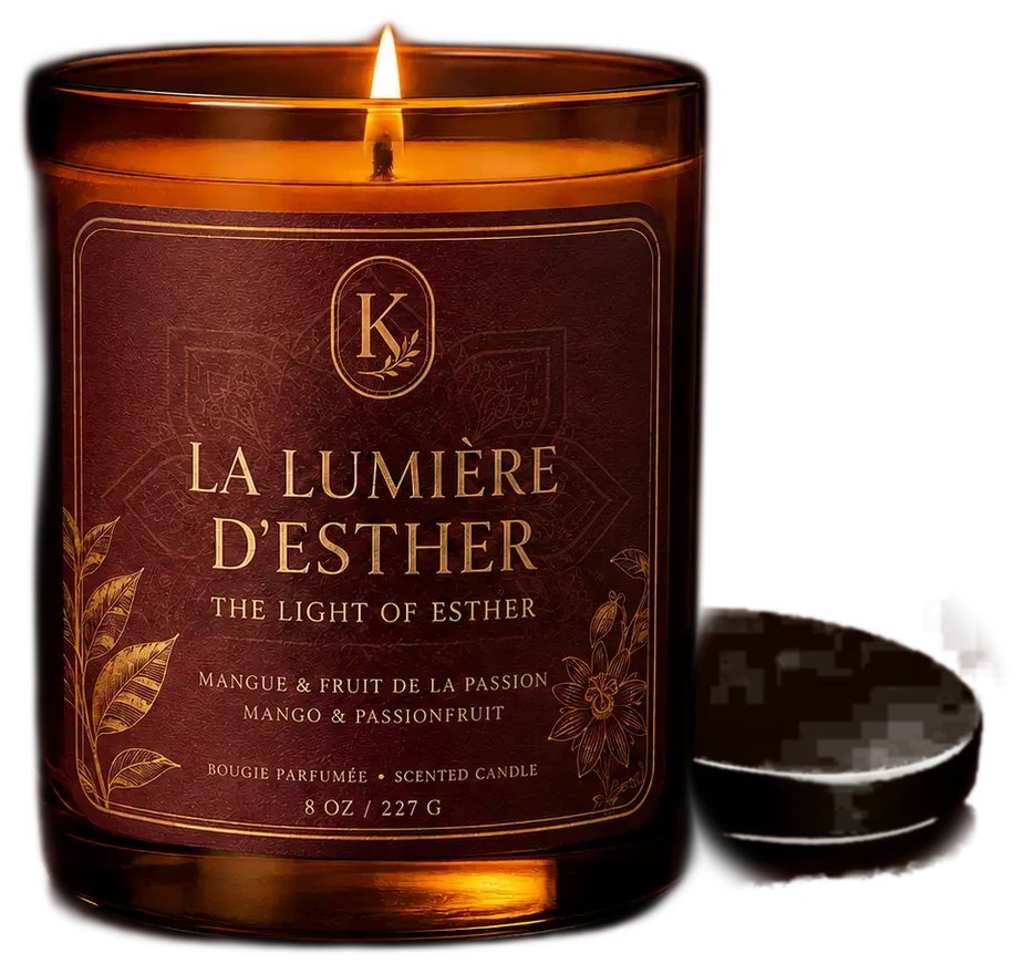 Bougie La Lumière d’Esther de Kimélém Parfum